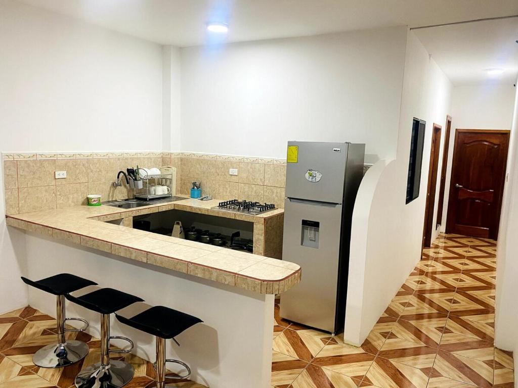 Η κουζίνα ή μικρή κουζίνα στο Horizon House Piso 2 - Departamento