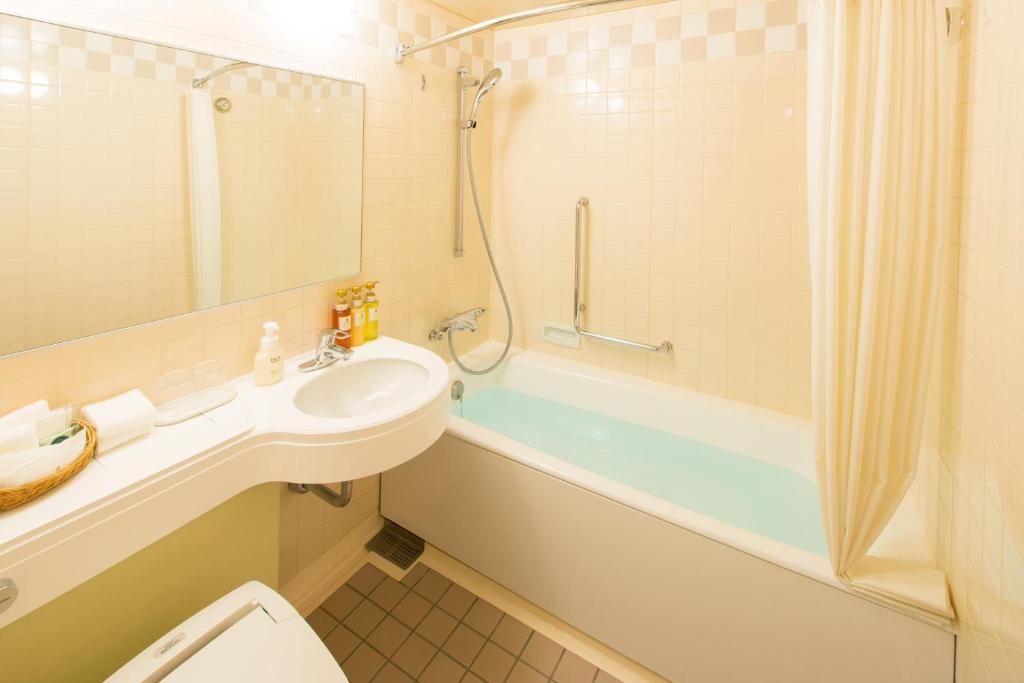 Koupelna v ubytování Hotel Nikko Tachikawa Tokyo