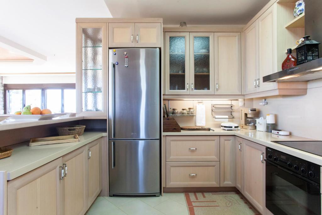 A kitchen or kitchenette at Villa Antikleia
