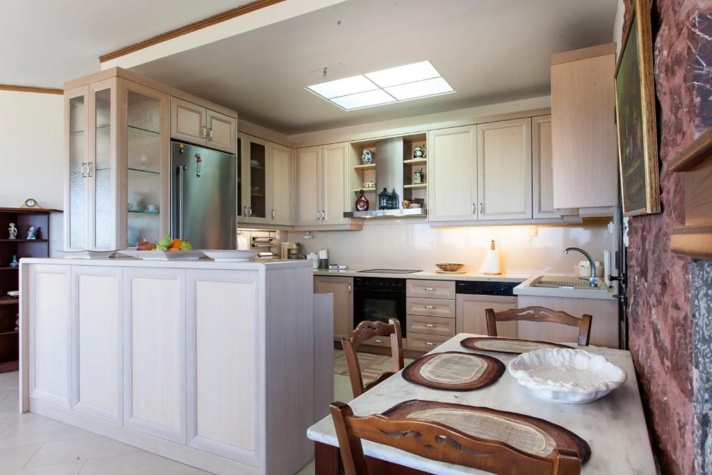 A kitchen or kitchenette at Villa Antikleia