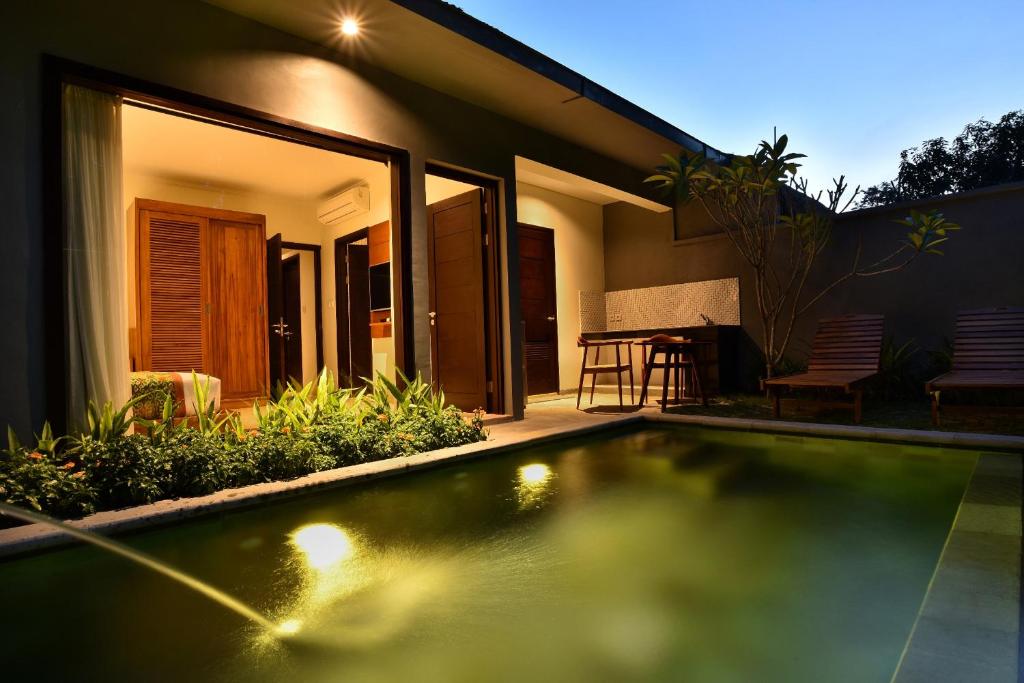 Bazén v ubytování Ubud Wana Resort nebo v jeho okolí