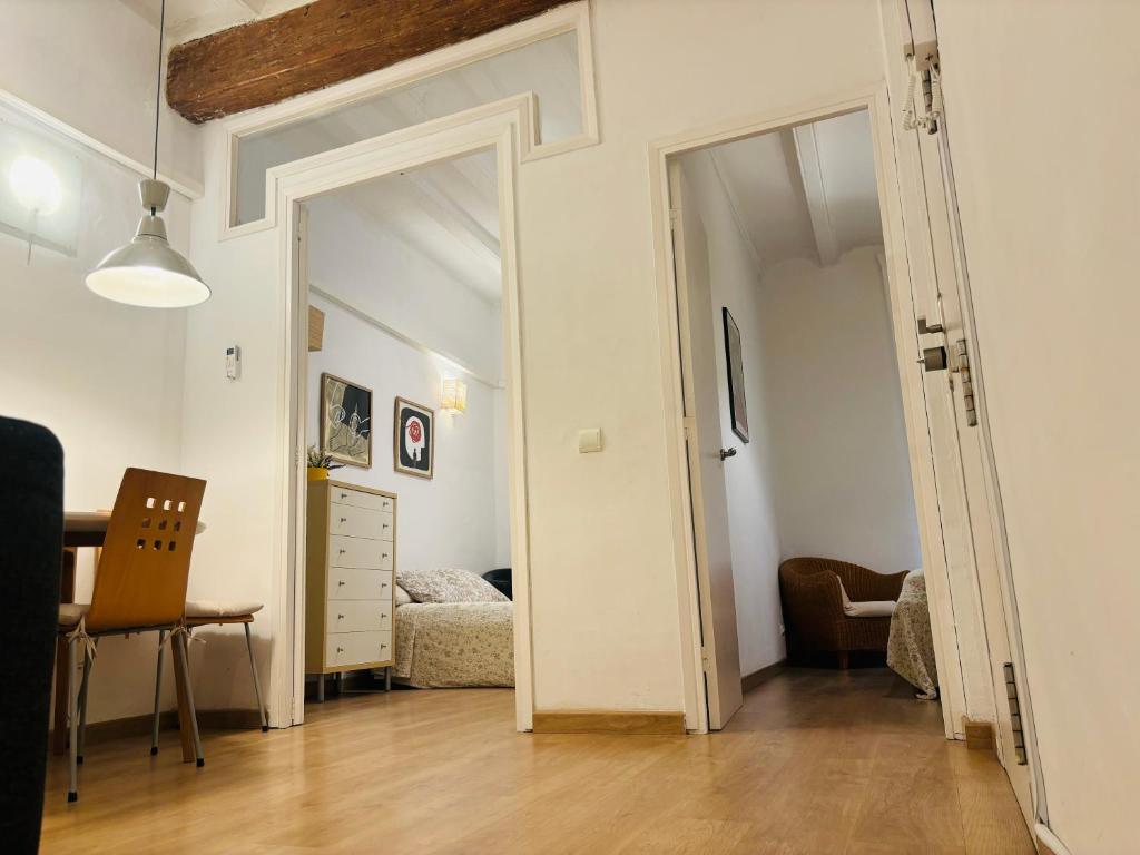 Χώρος καθιστικού στο Ramblas Apartments BCN