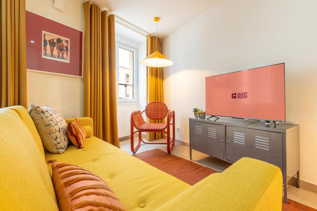 Χώρος καθιστικού στο House Gallery in the Heart of the City