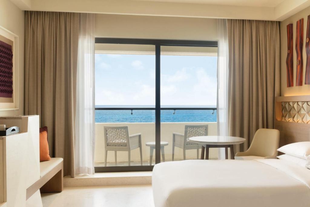 Cama o camas de una habitación en Hyatt Ziva Cancun All-Inclusive