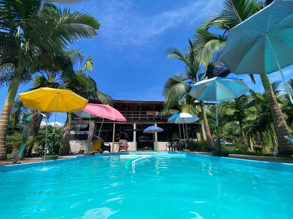 Swimmingpoolen hos eller tæt på Casa de Campo Família, Natureza e Liberdade