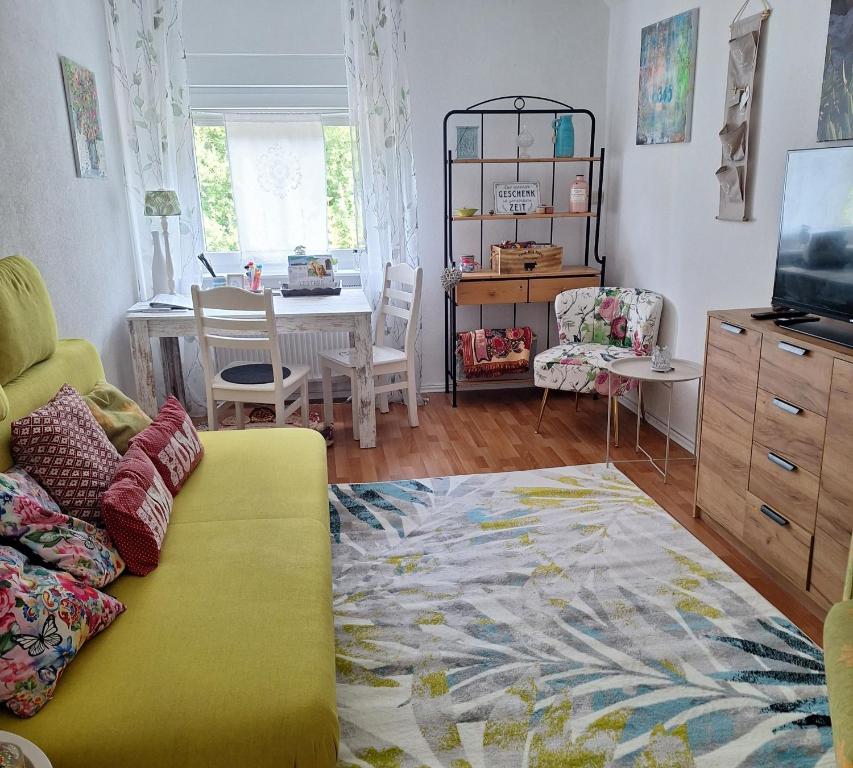 Χώρος καθιστικού στο Ferienwohnung Sander