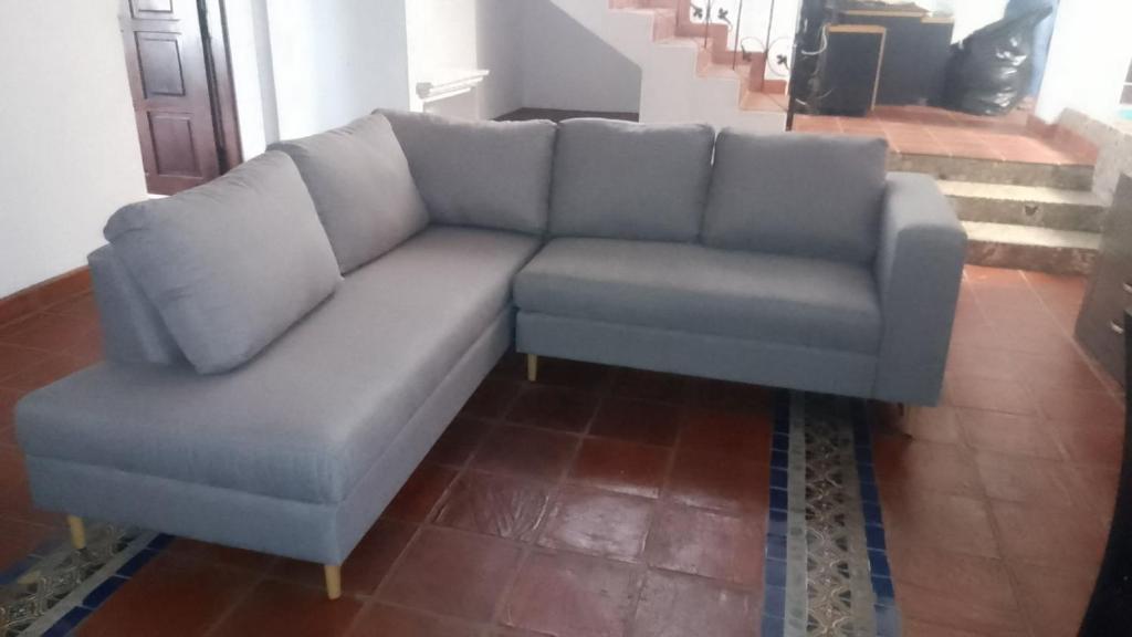 Χώρος καθιστικού στο Casa Bahía