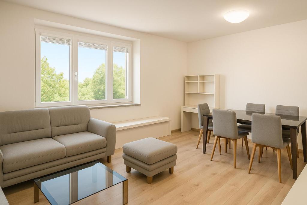 Гостиная зона в Stay in Piešťany Business 2BR