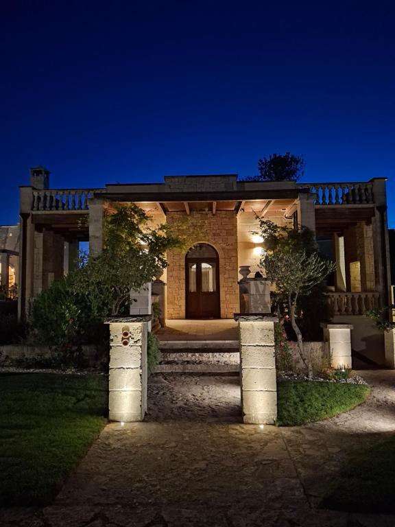 Κήπος έξω από το Villa Pugliese