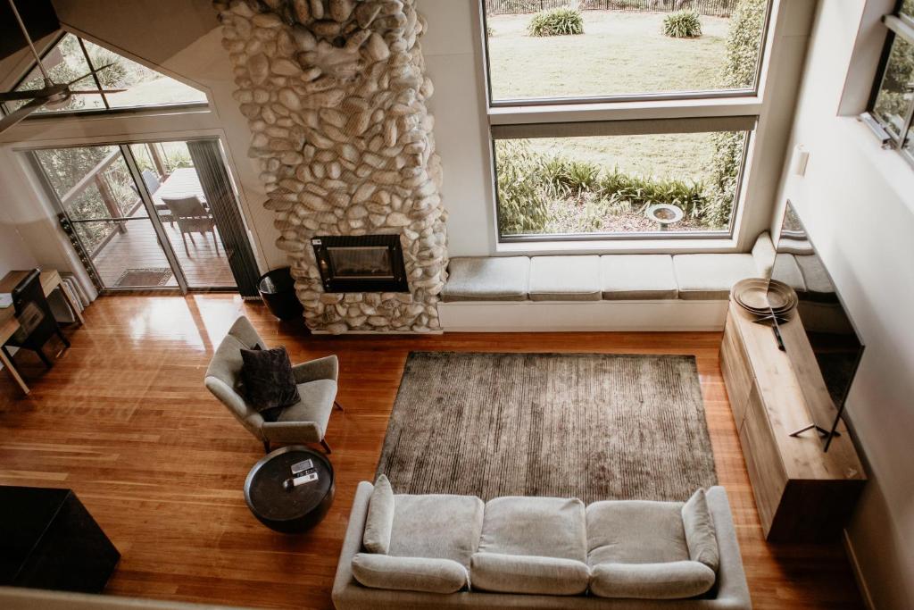 Χώρος καθιστικού στο Edges by St Bernards Hotel