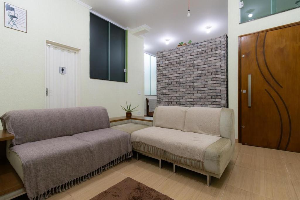 Χώρος καθιστικού στο Loft dos Beija Flores