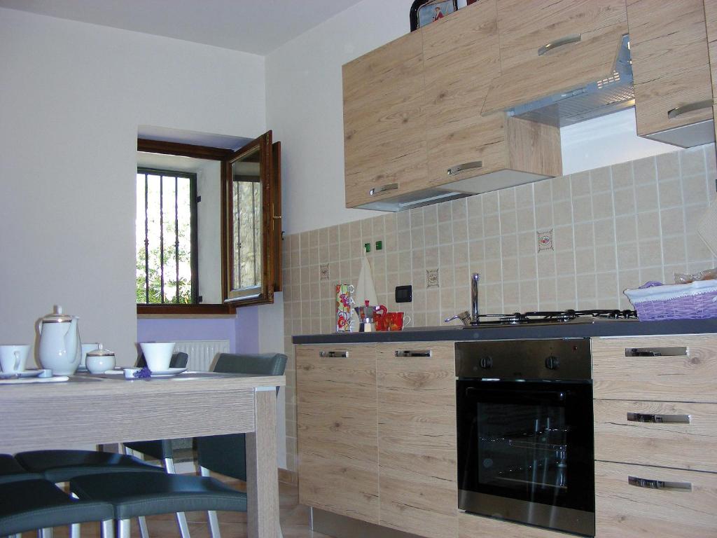 Kuchyňa alebo kuchynka v ubytovaní B&B TorreMatta