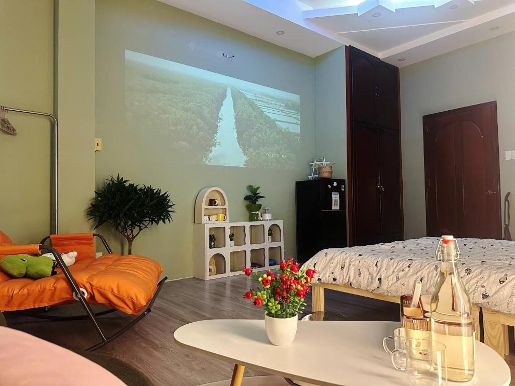 Χώρος καθιστικού στο Ciara Homestay