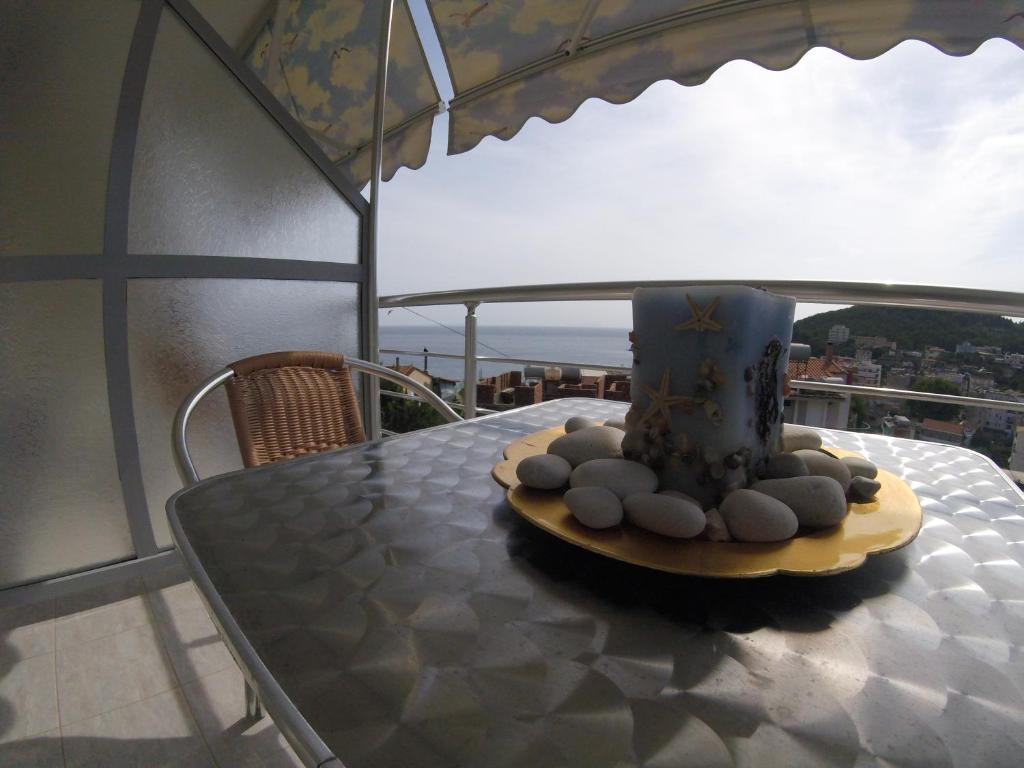 Balkón nebo terasa v ubytování Riviera Rooms