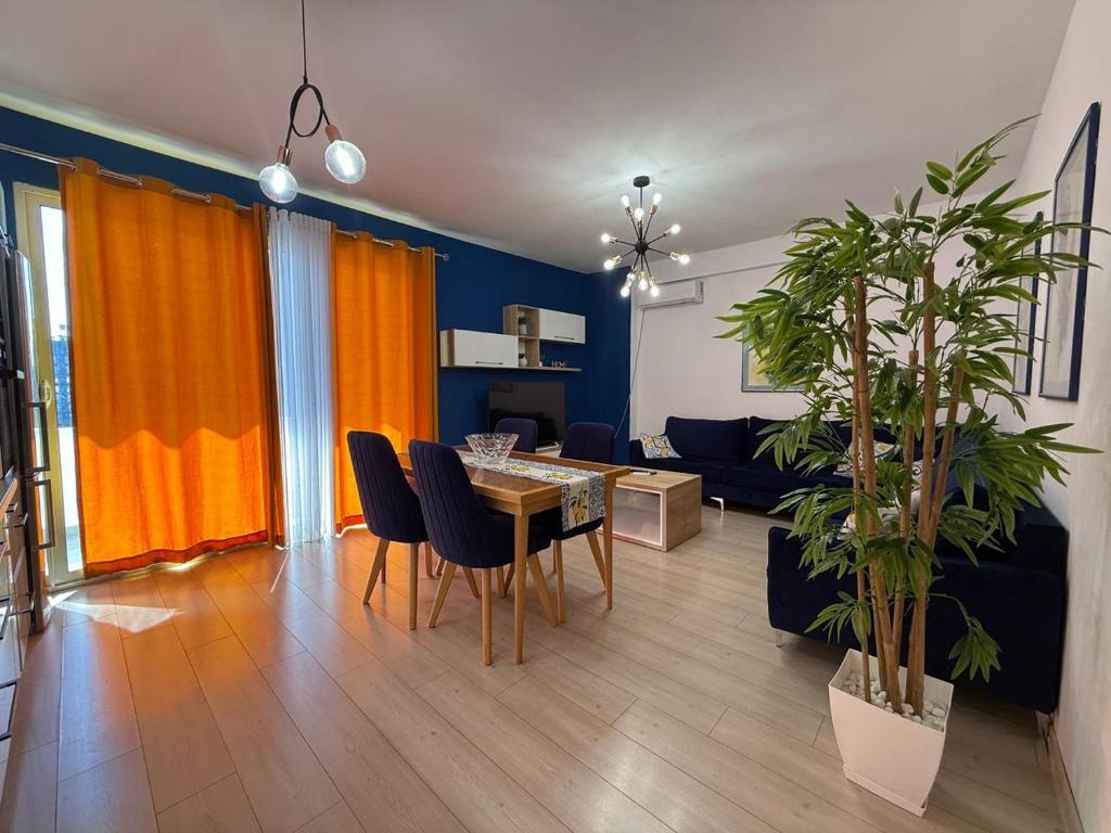 Χώρος καθιστικού στο Hidden Gem, modern 2bedroom, amazing terrace-FREE PARKING-YOUR HOME AWAY FROM HOME