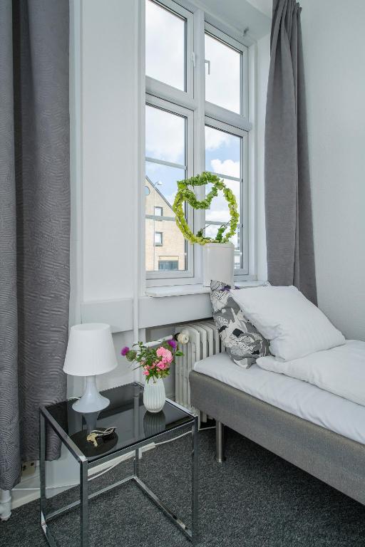 Postel nebo postele na pokoji v ubytování Villa Gertrud