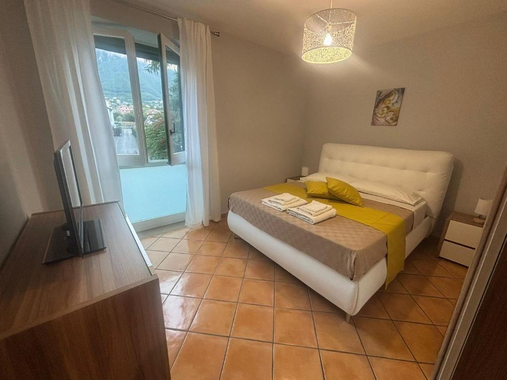 Postel nebo postele na pokoji v ubytování Holiday Home Gianna Cava de' Tirreni