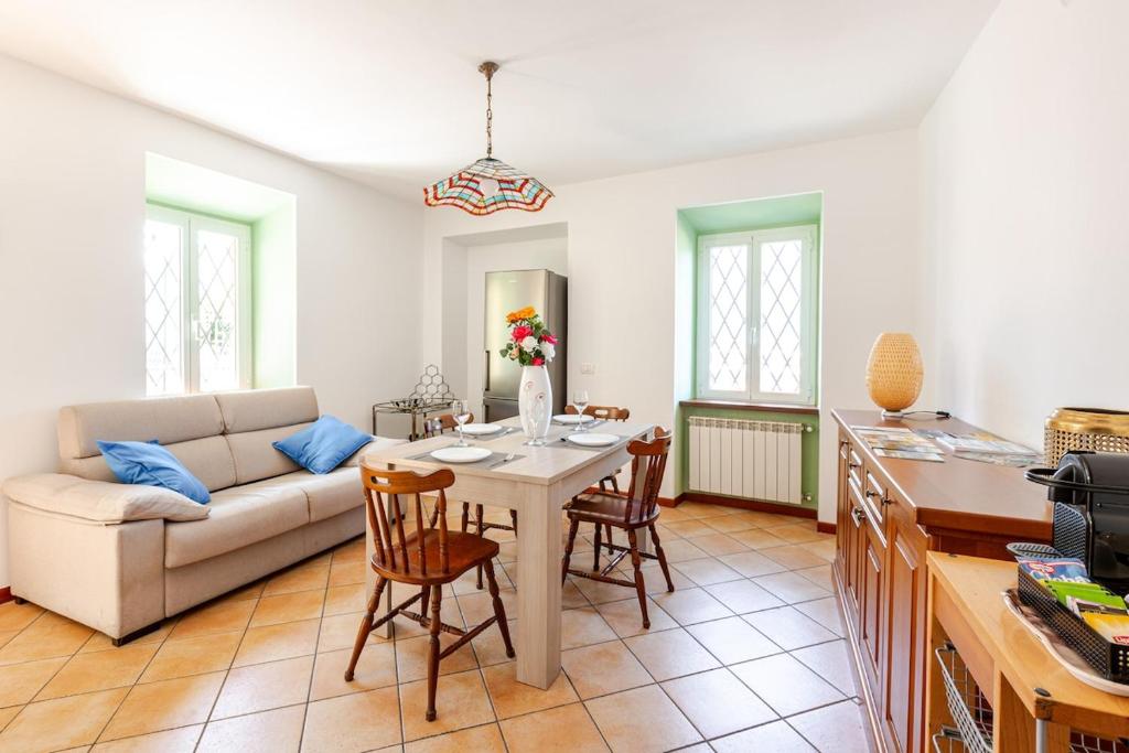 Et opholdsområde på La Casa Del Sole