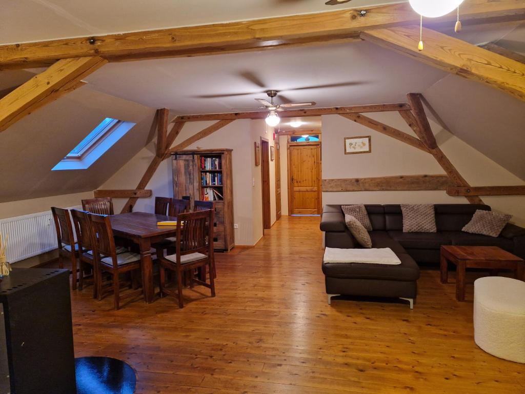 Χώρος καθιστικού στο Schlossgut Franken - Gartenflügel