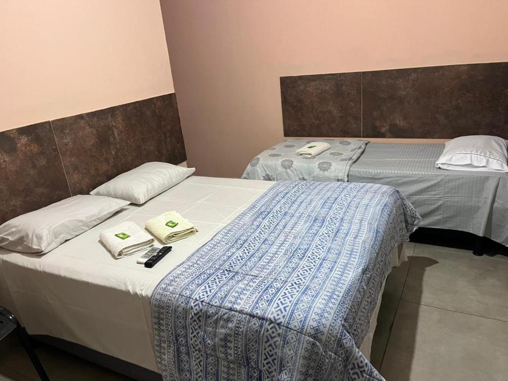 Hotel Pousada Barra Bonitaにあるベッド