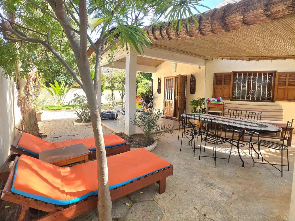 Patio nebo venkovní prostory v ubytování Villa My Moon - en bord de mer au coeur de Saly