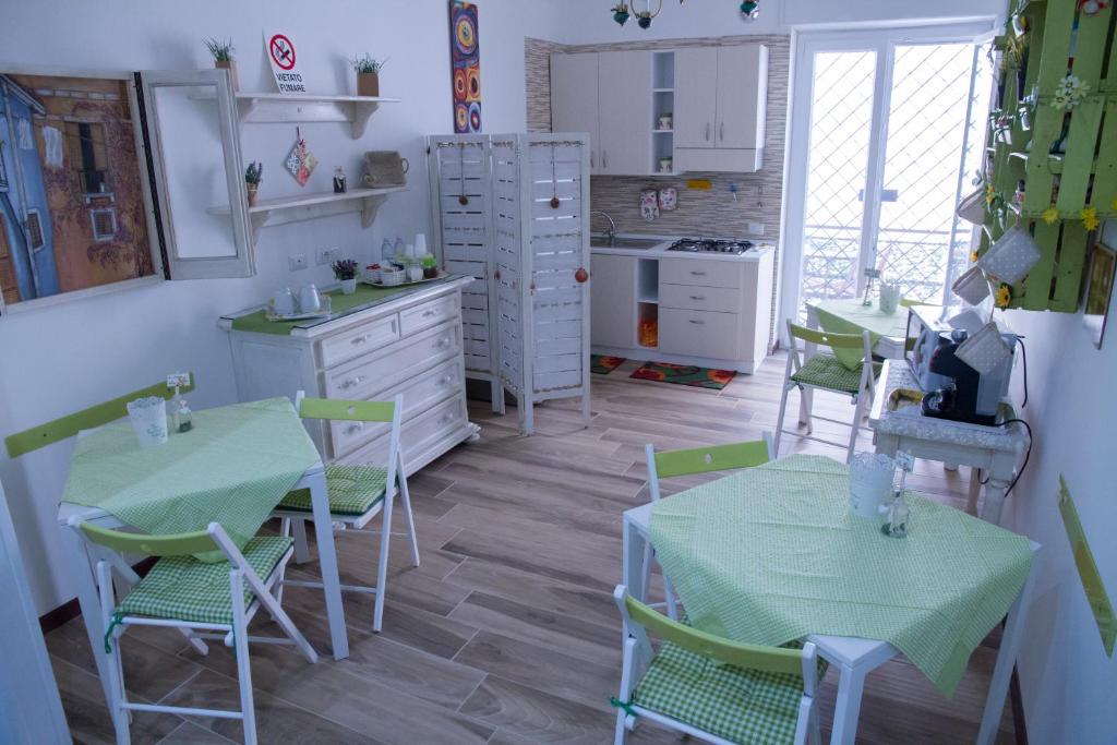 Kuchyň nebo kuchyňský kout v ubytování B&B Castello