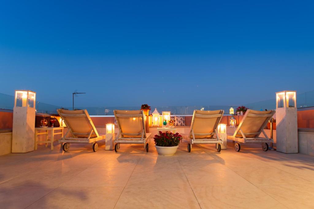 Posezení v ubytování Sette Venti Boutique Hotel