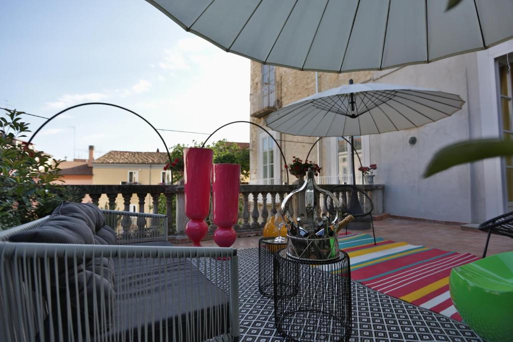 Balkon lub taras w obiekcie Palazzo Cannavina Suite & Private SPA