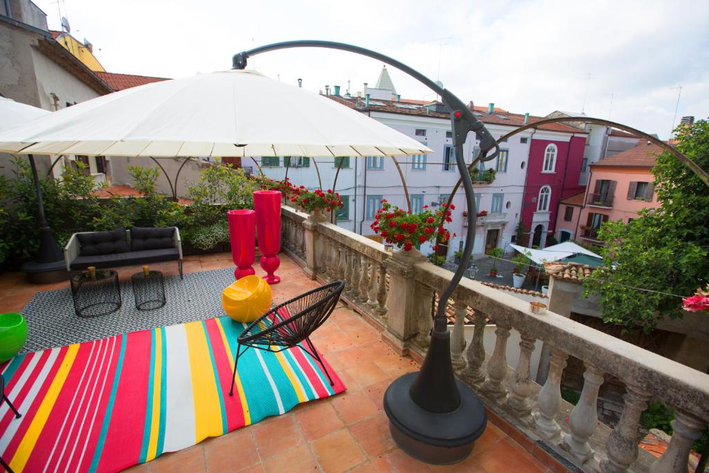 Balkon lub taras w obiekcie Palazzo Cannavina Suite & Private SPA
