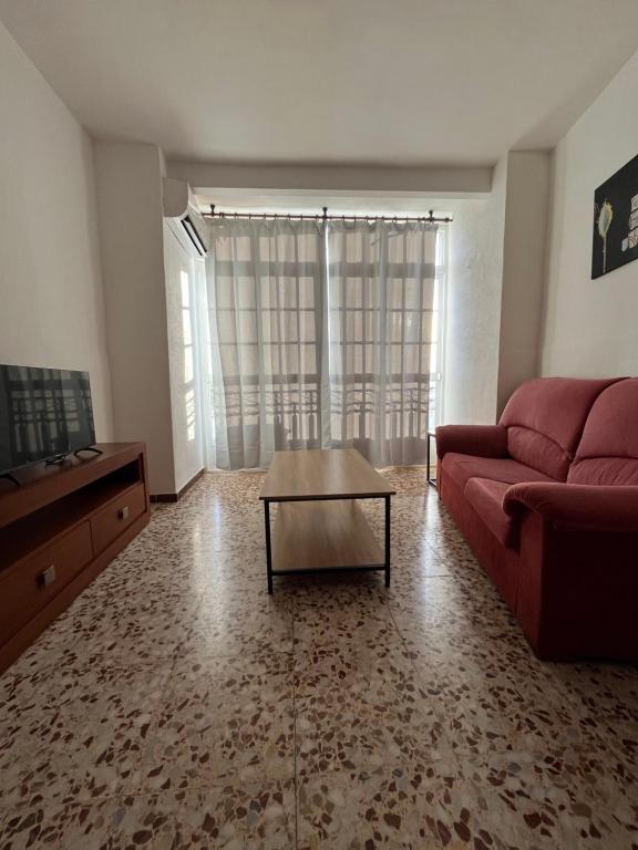 Χώρος καθιστικού στο Apartamento Juan XXIII