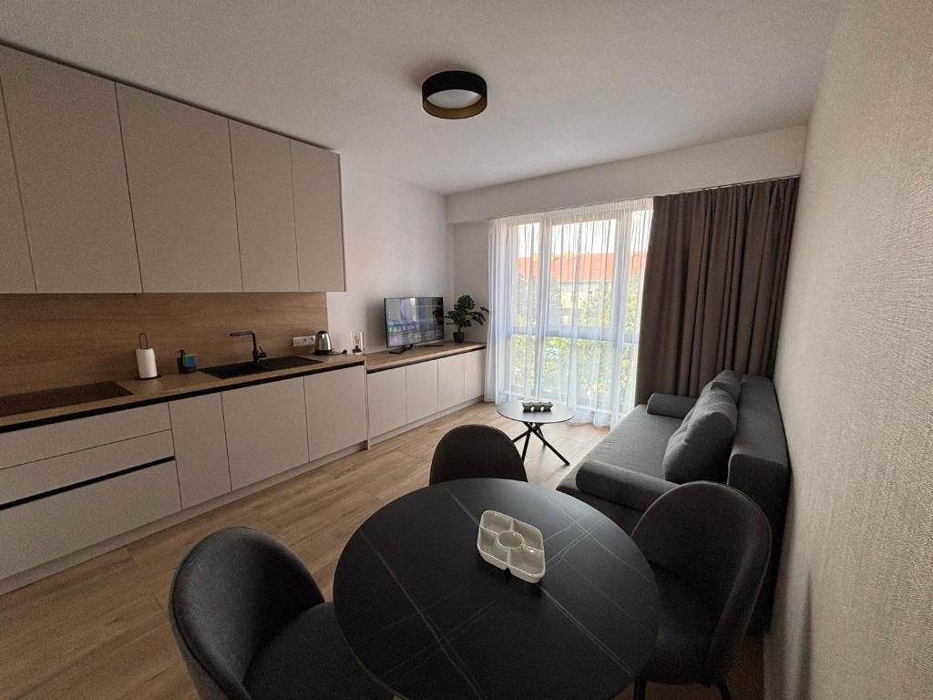 Kuchyň nebo kuchyňský kout v ubytování PA - Luxury city center apartment