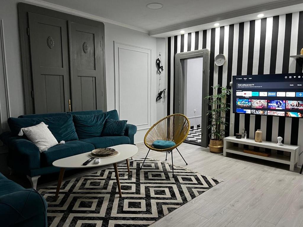 TV a/nebo společenská místnost v ubytování Petars apartment