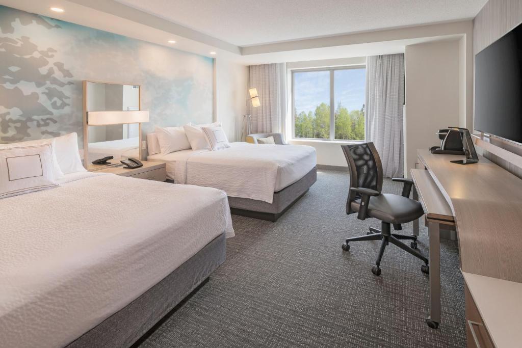 
Guest Room with Two Queen Beds
