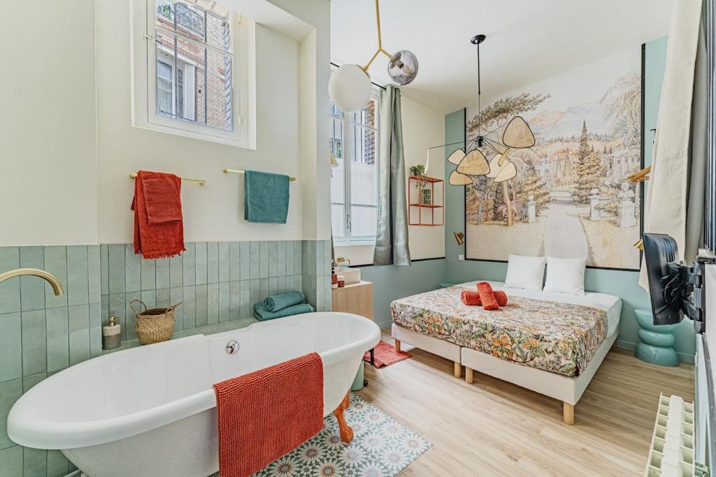 Cozy flat with Jacuzzi 2bdr 2WC