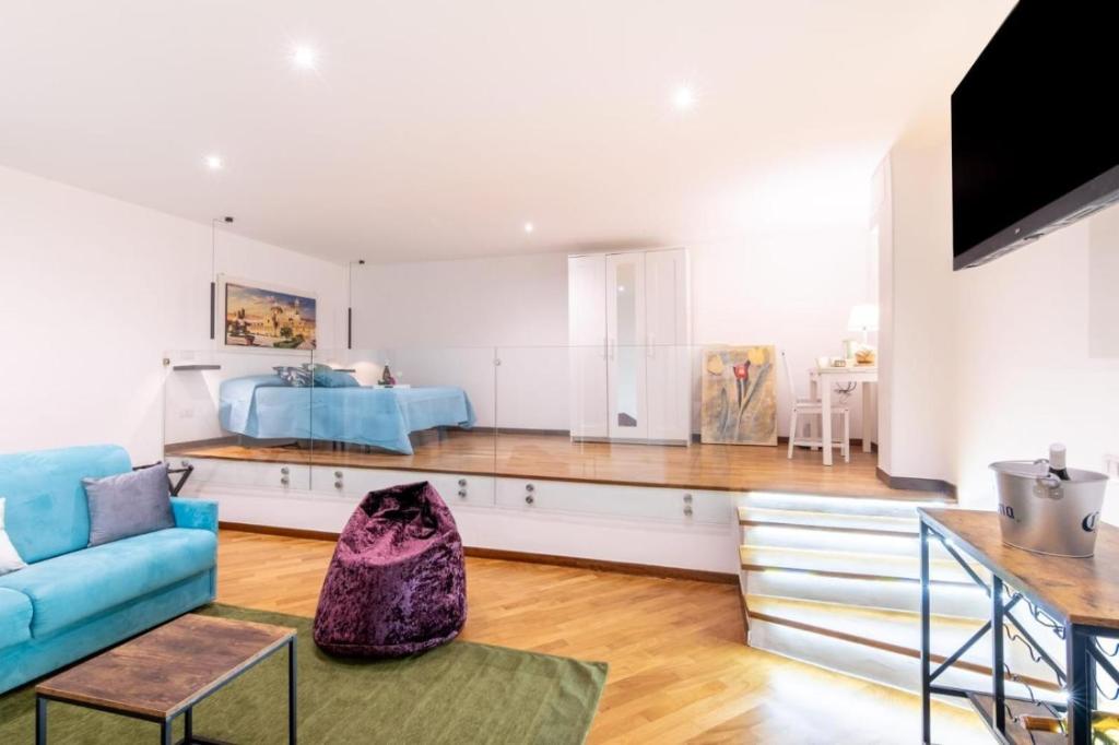 Posezení v ubytování Balarm-Boutique Rooms