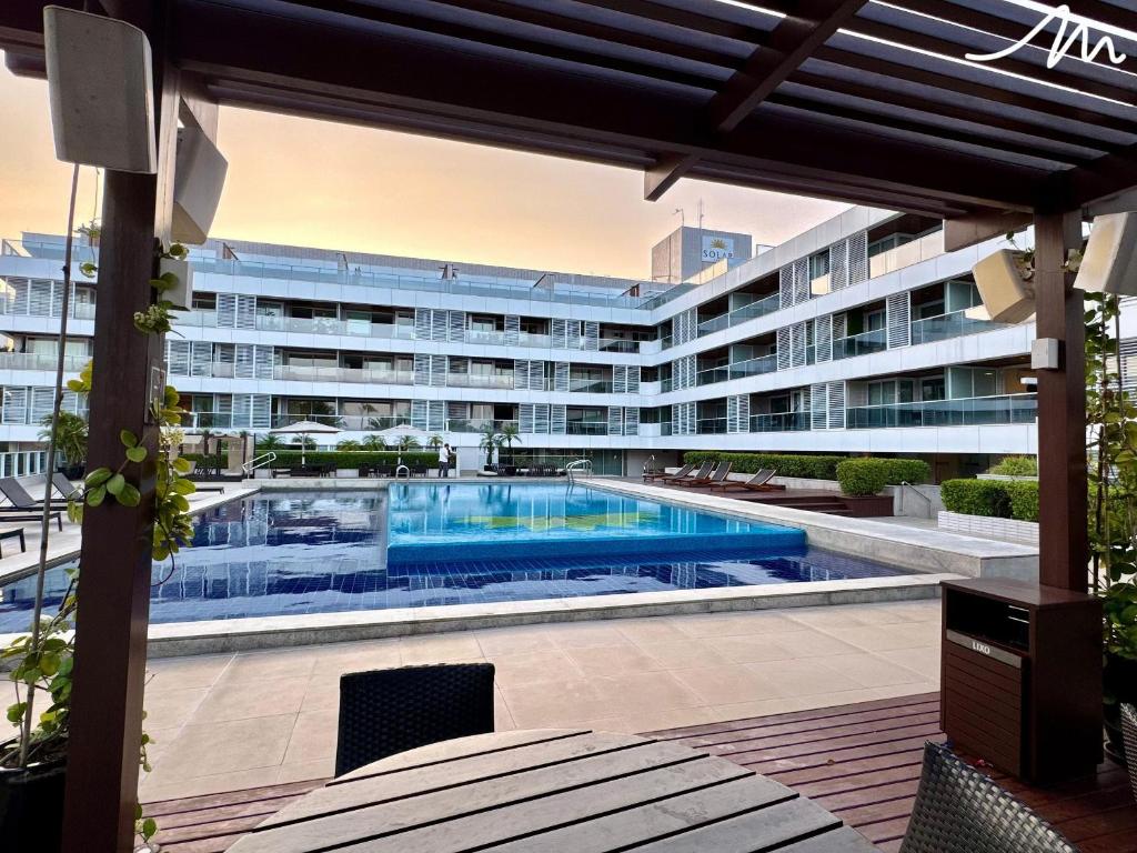 Πισίνα στο ή κοντά στο Solar Tambaú Flat Luxo