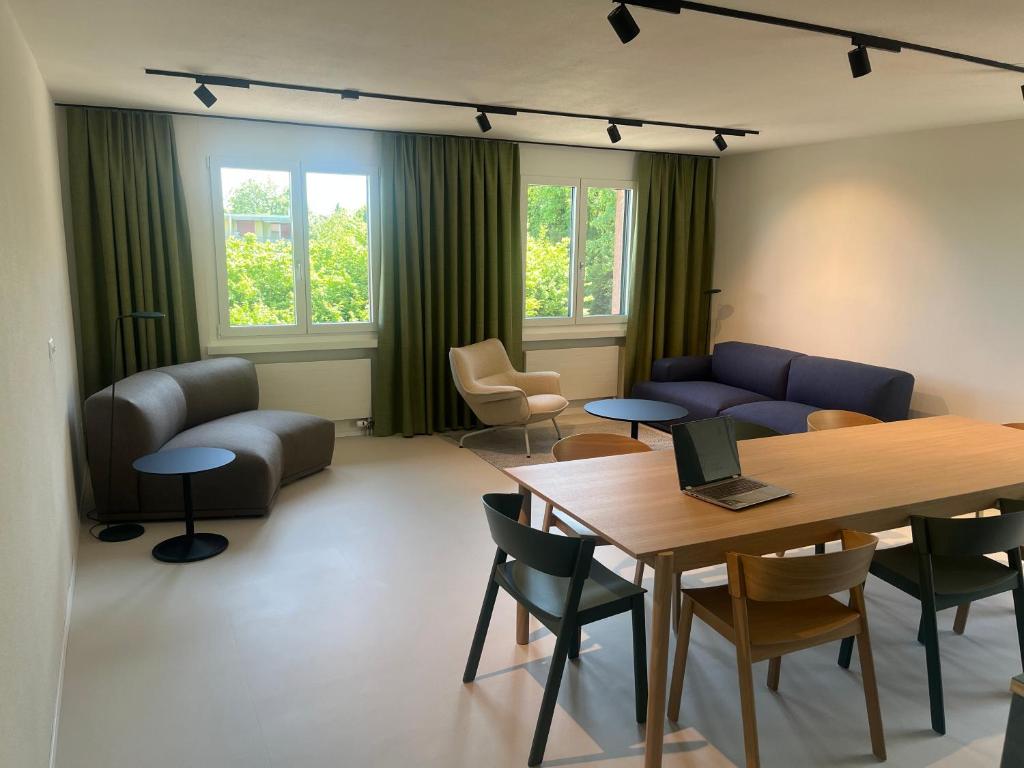 Зона вітальні в CoLiving Steinmaur