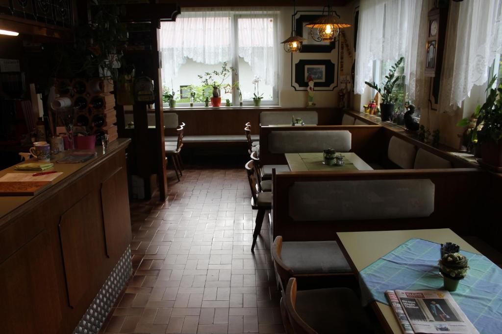 Posezení v ubytování Gasthaus Zum Stadtwald