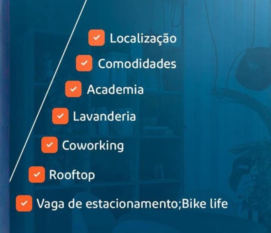 a screenshot of a cell phone with a list at Studio Flat Cuiabá in Cuiabá