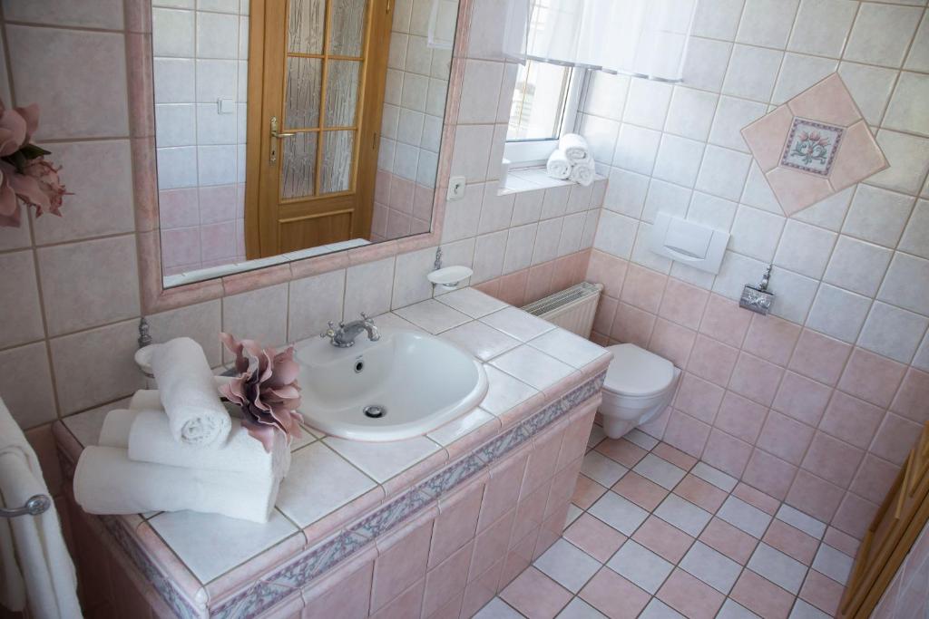 Koupelna v ubytování Villa Grande - Apartmány