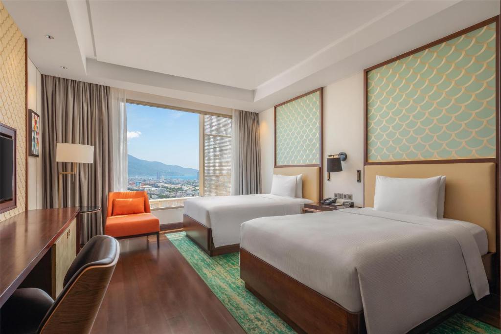 Phòng Executive 2 Giường Đơn Nhìn ra Đại dương