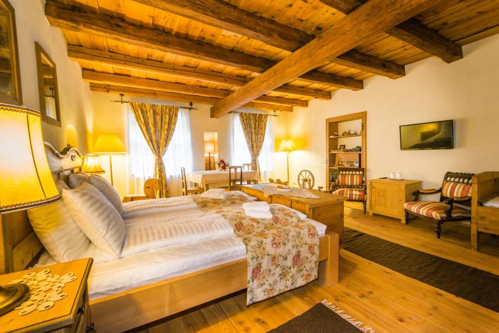 Postel nebo postele na pokoji v ubytování Casa Savri