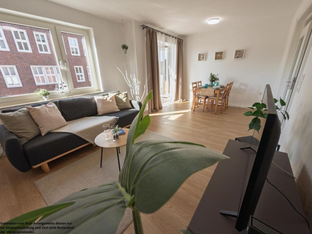 O zonă de relaxare la FeWo Grüne Auszeit - Wilhelmshaven