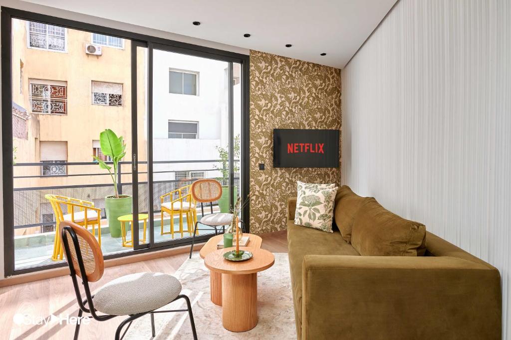 StayHere Casablanca - Maarif Lifestyle Suites - شقة مع تراس
