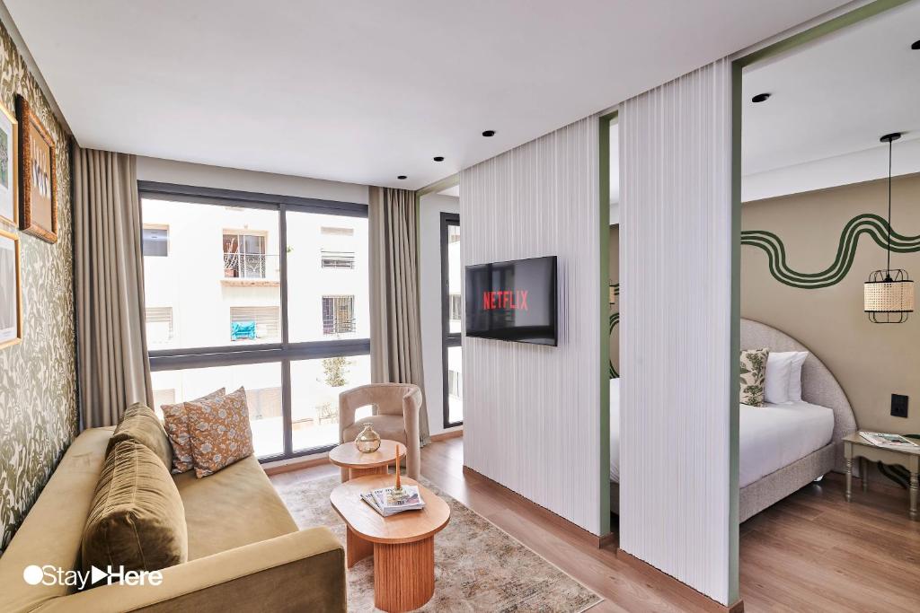 StayHere Casablanca - Maarif Lifestyle Suites - شقة ديلوكس