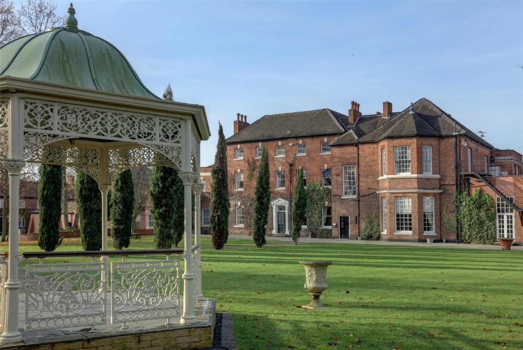 a gazebo in front of a large building at Best Western Plus West Retford Hotel in Retford