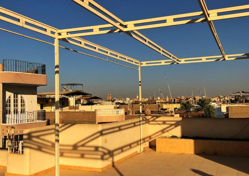 a view of a city from the roof of a building at Ozera villa - west bank in Luxor
