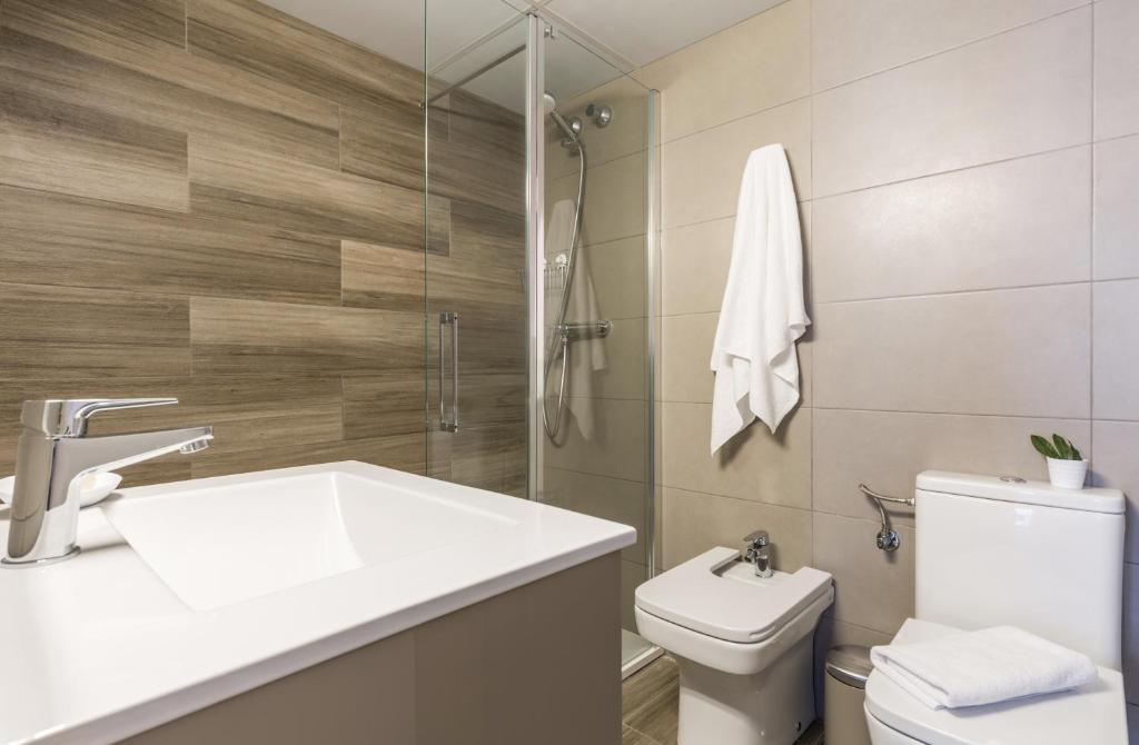 Kúpeľňa v ubytovaní Flateli 430 BCN