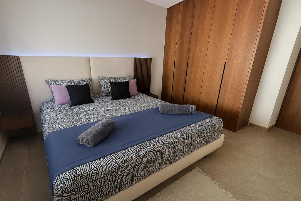 Ένα ή περισσότερα κρεβάτια σε δωμάτιο στο Appartement S1 Luxueux