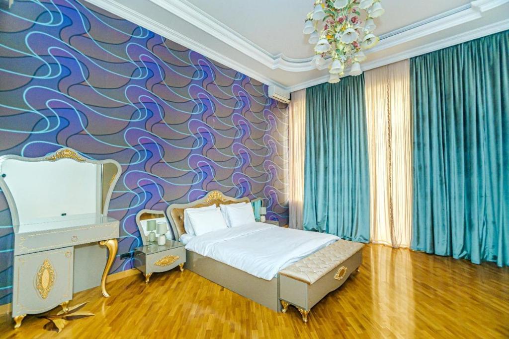 Ένα ή περισσότερα κρεβάτια σε δωμάτιο στο City Center Apartments